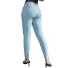 YMI Women's Hyper Stretch Mid-Rise 5 Pocket Slim Fit Skinny Jeans - 3 of 4