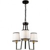 Artcraft Lighting Coco 3 - Light Chandelier in  Gold/Black - 2 of 4