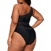 Adore Me Women's Kimora One Piece Swimwear 2X / Jet Black. - 3 of 4