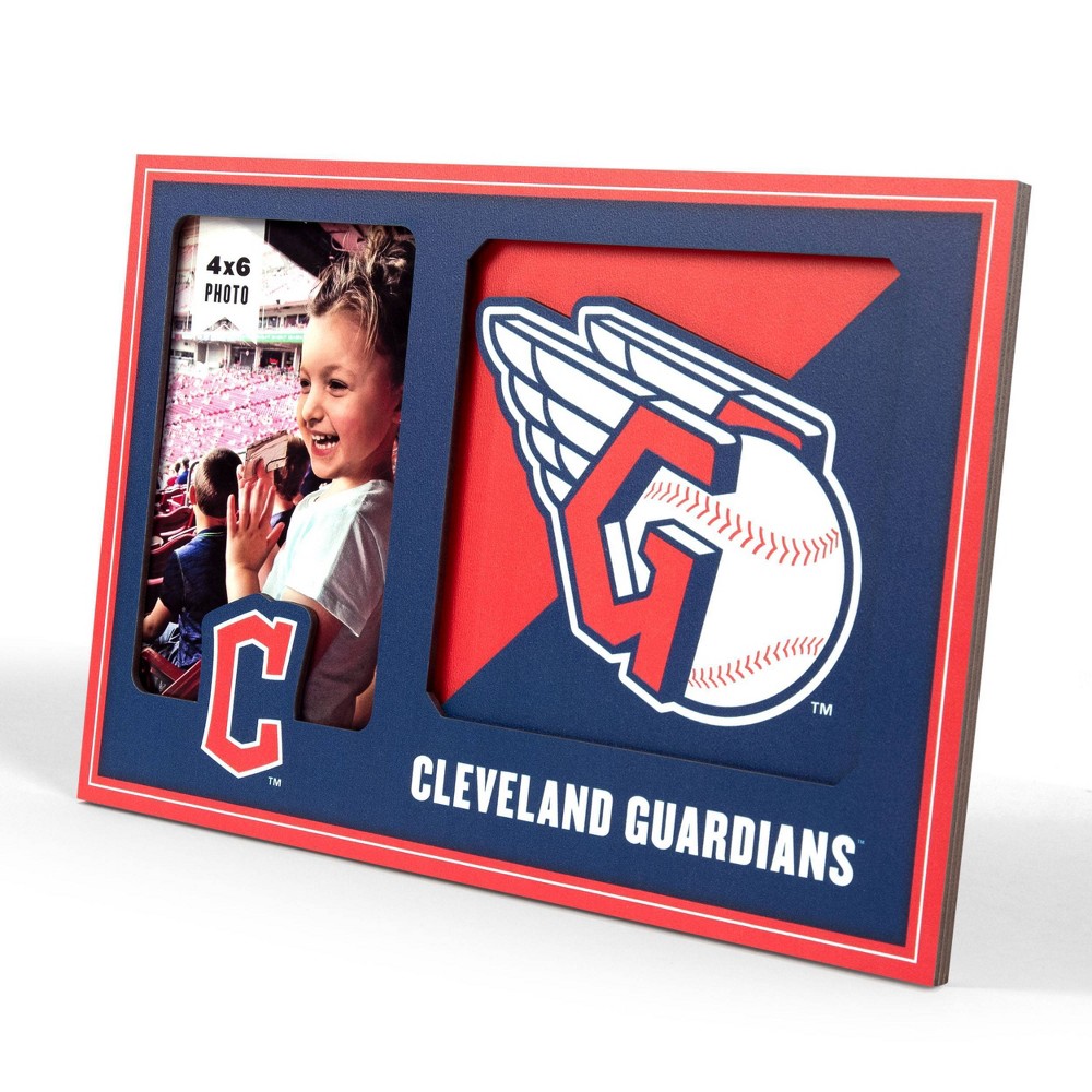 Photos - Photo Frame / Album MLB Cleveland Guardians 4"x6" 3D Logo Series Picture Frame 