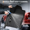 TruAIR All-Weather Floor Mats for 2024 Toyota Tacoma (2 Rows) - Custom Fit TPE Anti-Skid Liners (1-Set, Black) - 4 of 4