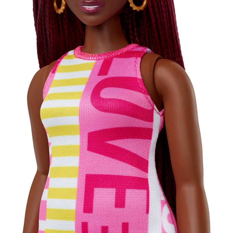 Barbie Fashionistas Doll #186 - Sleeveless Love Dress, 5 of 12
