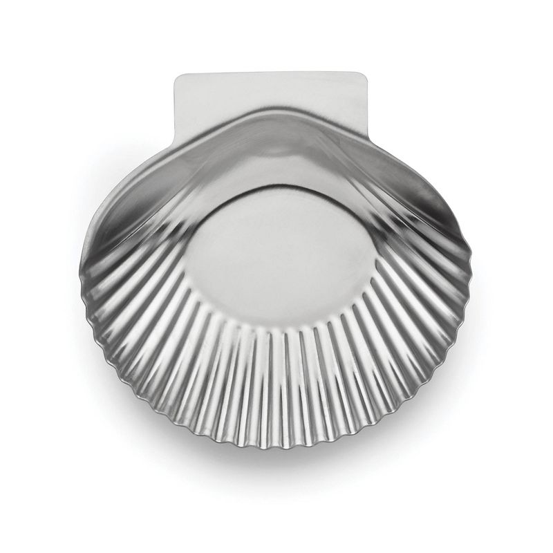 12pk Grillable Stainless Steel Clam Shells - Outset, 4 of 8