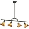 Quoizel Lighting Asheville 4 - Light Flush Mount in  Valiant Bronze - image 2 of 4