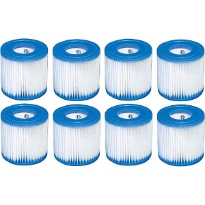 Intex Type H Easy Set Filter Cartridge Replacement for Swimming Pools (8 Pack) - 1 of 2