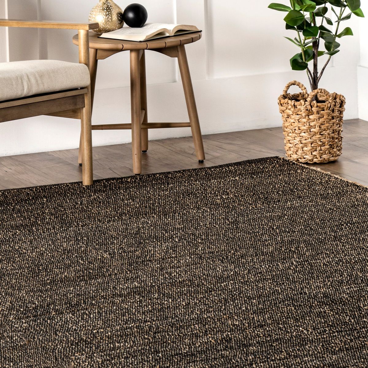 Nuloom Elfriede Farmhouse Jute Blend Indoor Area Rug - thumbnail 8