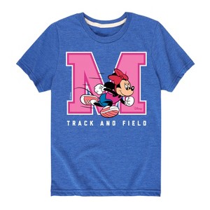 Boys' - Disney - Minnie Track And Field Short Sleeve Graphic T-Shirt - 1 of 4