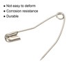 Unique Bargains Metal DIY Blankets Crafts Brooch Making Home Sewing Curved Safety Pins 200 Pcs - 4 of 4