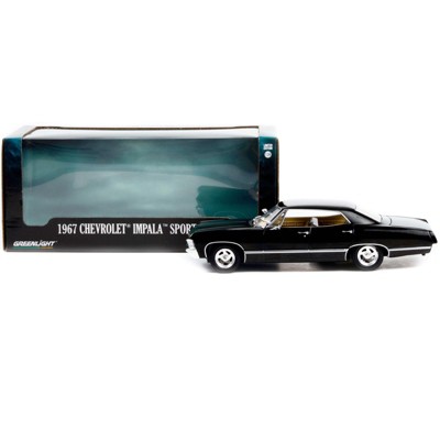 1967 Chevrolet Impala Sport Sedan Tuxedo Black 1/24 Diecast Model Car