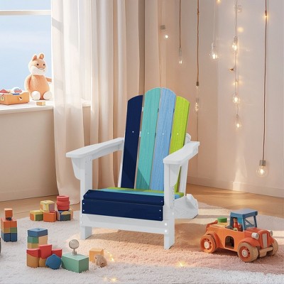 Hyleory Kids' Outdoor Adirondack Chair - Durable HDPE Kids' Patio Chair