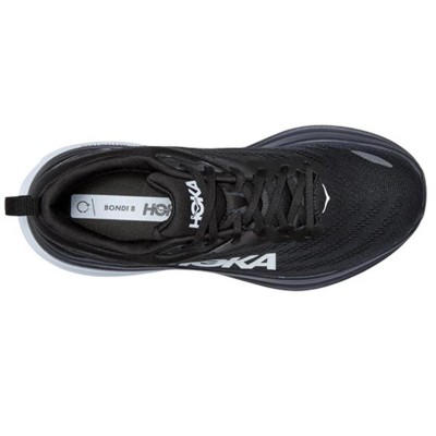 HOKA Men's Bondi 8 Running Shoes Black/White, Size 9.5 — фото 3