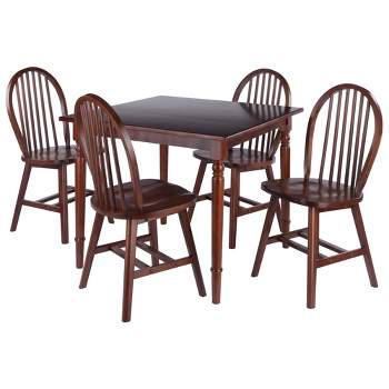 5pc Mornay Dining Table Set Walnut - Winsome