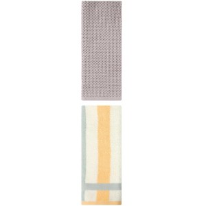 REGALWOVEN Cotton Soft Absorbent Bathroom Hand Towel for Kitchen Hotel and Spa 13" x 30"/13" x 29" 2 Pcs - 1 of 4
