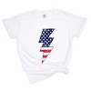 Simply Sage Market Women's America Lightning Bolt Short Sleeve Garment Dyed Tee - 2 of 4