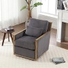 MAYEERTY Ddry Gray Velvet Daybed - Modern Sofa Bed for Living Room & Kids Room - 4 of 4