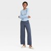 Women's Long Sleeve Crinkle T-Shirt - A New Day™ - 3 of 4
