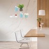 Unique Bargains Bathroom Bedroom Kitchen Acrylic Wall Floating Shelves 9" x 4" 3 Pcs - 4 of 4