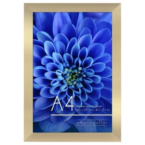 Americanflat A4 Picture Frame, Gold - 1 of 4