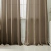 RT Designers Collection Nancy Faux Luxurious Silk Grommet Curtain Panel 54" x 63" Taupe - 4 of 4