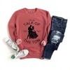 Simply Sage Market Women's Garment Dyed Graphic Sweatshirt Talk of The Ton - 3 of 3