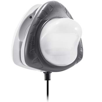 Intex 28697E Dual Magnetic LED Pool-Wall Light Lights Inside and Out