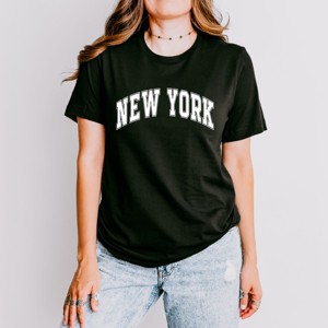 Simply Sage Market Varsity New York Short Sleeve Tee - 1 of 4