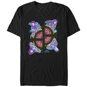 Men's Marvel Doctor Strange in the Multiverse of Madness Fractured Group Shot T-Shirt - 1 of 4