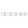 BirdRock Home Folding Hook Coat and Hat Rack - 5 Hooks - 2 of 4