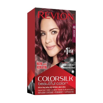 Revlon ColorSilk Beautiful Permanent Hair Color - 3 fl oz - 48 Burgundy - 1 kit