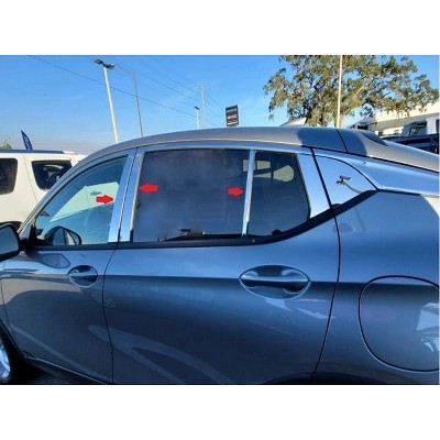 QAA part PP64551 is a 6 piece Stainless Steel Pillar Post Trim that is compatible with Buick Envista 2024
