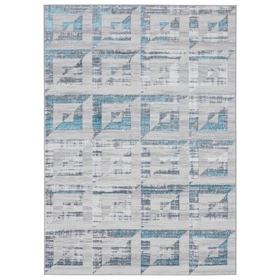 Luxe Weavers Geometric Shape Patterned Area Rug