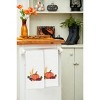 C&F Home Gourd Leaves Pumpkin Cotton Waffle Weave Kitchen Dishtowel - 4 of 4