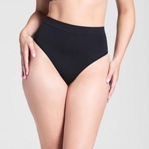 ASSETS by SPANX Women's All Around Smoothers Thong - 1 of 3