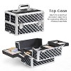 Yaheetech 4-In-1 Aluminum Rolling Cosmetic Makeup Train Cases - 4 of 4