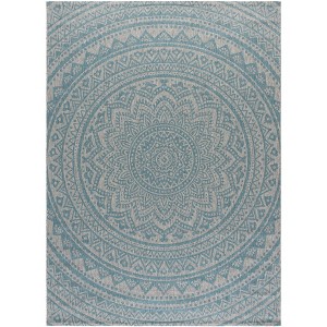 Courtyard CY8734 UV & Stain Resistant Non-Shedding Power Loomed Indoor/Outdoor Rugs - Safavieh - 1 of 4