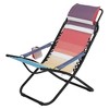 Folding Beach Chair with Headrest - Lightweight Portable Foldable Recliner for Outdoor - 2 of 4