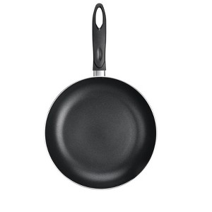 NutriChef Black Small Fry Pan, 8-Inch Kitchen Cookware, Black Coating Inside, Heat Resistant Lacquer Outside (Black) - 1 of 1