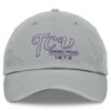 NCAA TCU Horned Frogs Nico Cotton Hat: Adjustable Gray Baseball Cap - 2 of 4