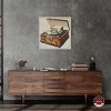 Notoriart Vintage Record Player Bar Cart Art For Men Framed - 2 of 4