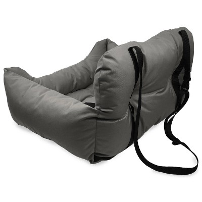 Small Gray Chew Resistant Outdoor Travel Dog Bed