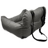 Precious Tails Chew and Water Resistant Travel Dog Bed - Gray - image 3 of 3