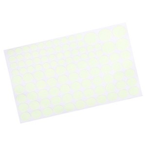 Unique Bargains Walls Parties Marking Decorations Glow in the Dark Tape 104 Count Dots Stickers - 1 of 4