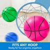 Joyfy 5" Mini Basketball For Toddlers Kids,  6 PCS Size 1 Small Basketball With Pump For Mini Basketball Hoop Playground Ball For Pool Indoor Outdoor - 4 of 4