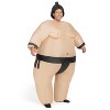 Joyfy Inflatable Sumo Wrestler Costume for Adults – Hilarious Air Blow-Up Full-Body Suit, Funny Party Costume for Halloween & Events - 3 of 4