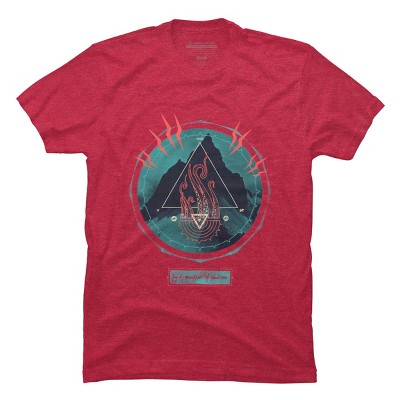 Men's Design By Humans Mountain of Madness By againstbound T-Shirt