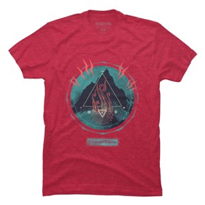 Men's Design By Humans Mountain of Madness By againstbound T-Shirt - 1 of 4