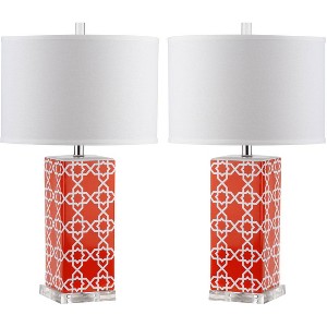 Quatrefoil Table Lamp - 27 Inch Height - LIT4133 - Safavieh - 1 of 4