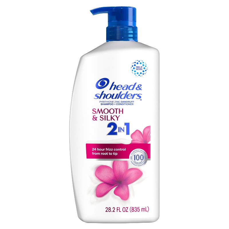 Head & Shoulders Smooth & Silky 2-in-1 Anti Dandruff Shampoo & Conditioner for Dry Scalp, 3 of 16