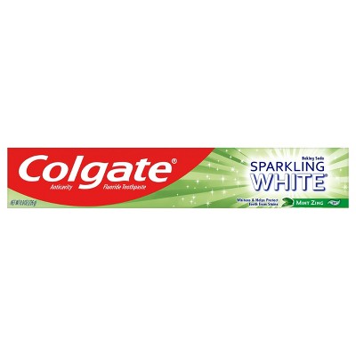 Colgate Sparkling White Whitening Toothpaste - Mint Zing - 8oz