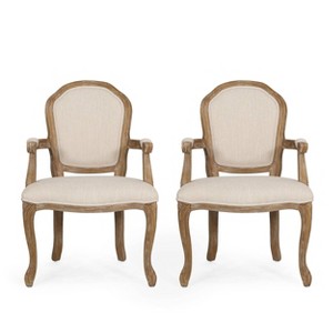 2pk Baldner Traditional Upholstered Dining Chairs - Christopher Knight Home - 1 of 4